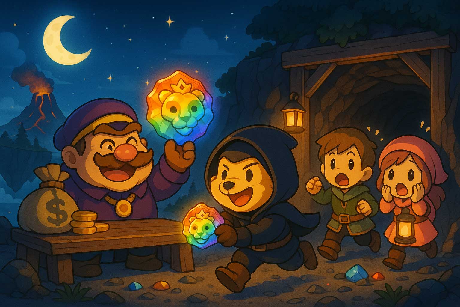 偽造・横流し・無許可入島の混乱シーン