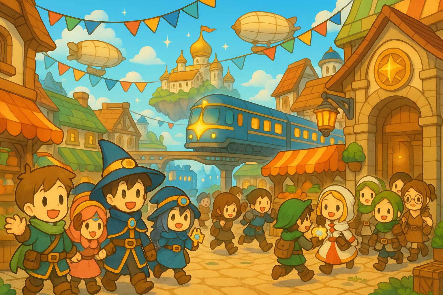 セントラル島が繁栄した様子